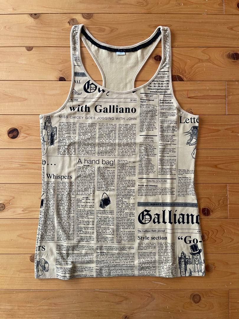 ジョンガリアーノオム　タンクトップ