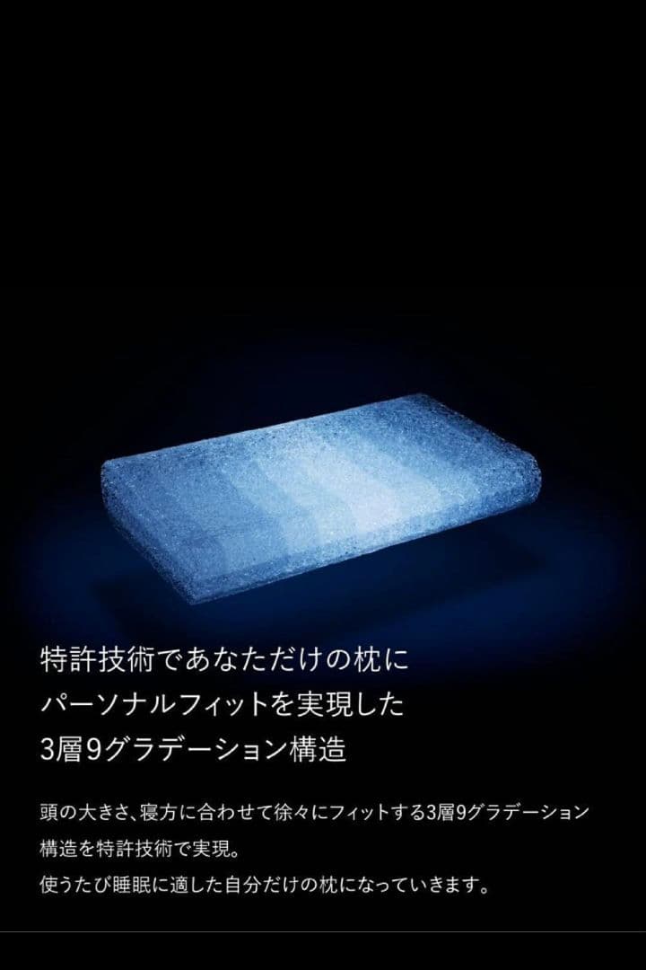 ブレインスリープ　ピロー（9グラデーション） ピローカバー2枚　スタンダード　枕