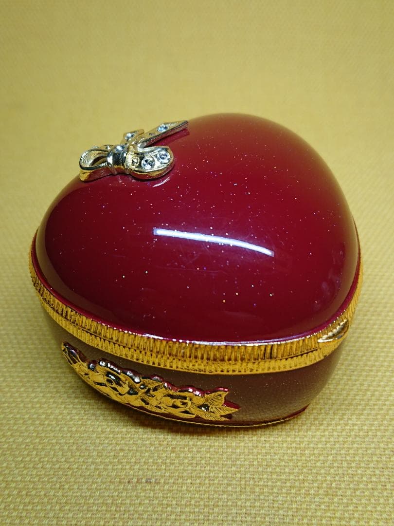 【美品】オルゴール　ジュエリーボックス　金属　置物　工芸品　美術品　A1498