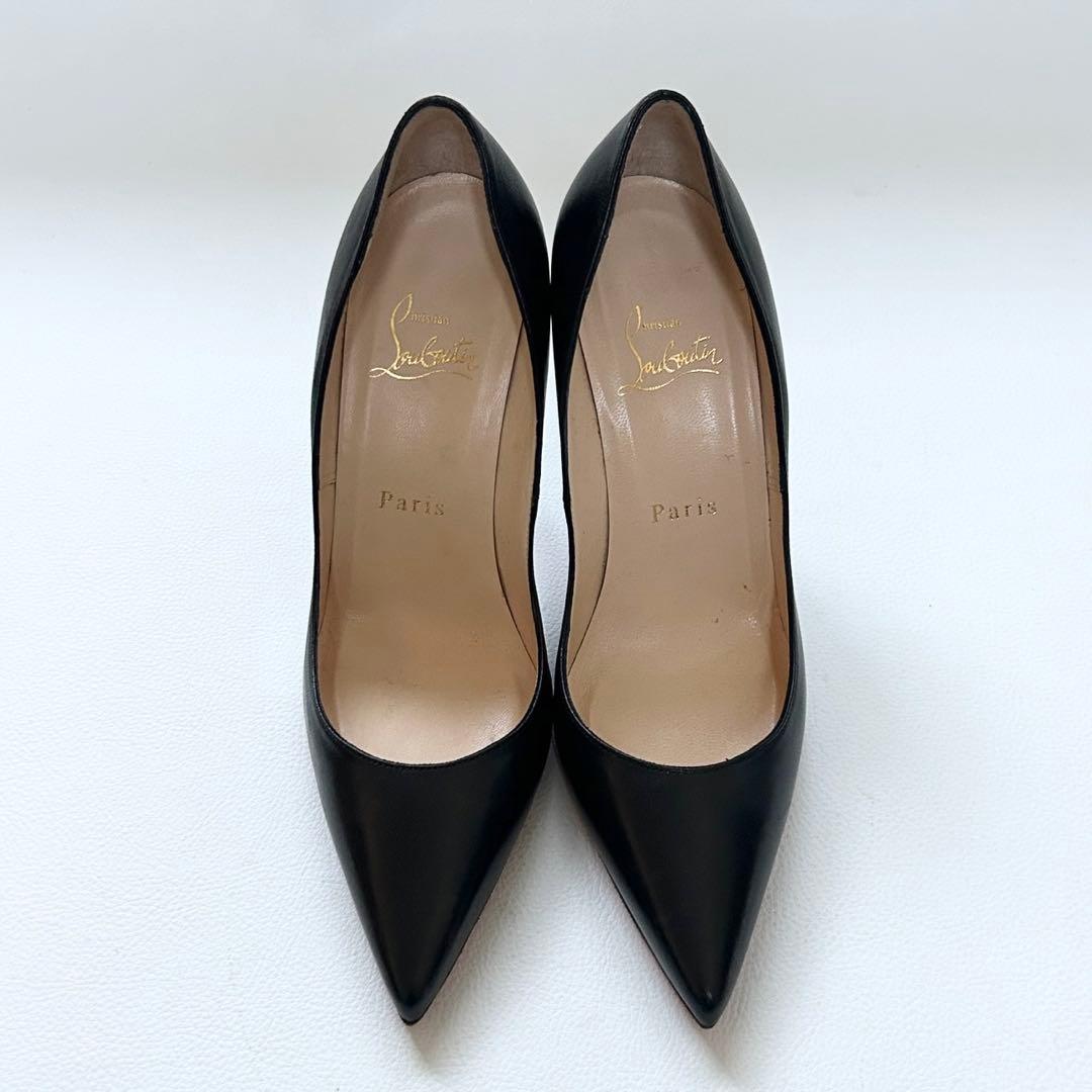 美品✨クリスチャンルブタン NEW DECOLTISSIMO 100 ブラック