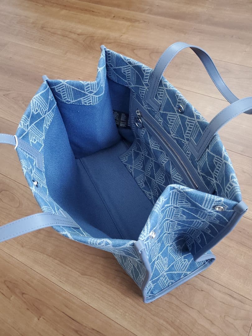 LACOSTE ヘリテージジャカードデニムトート