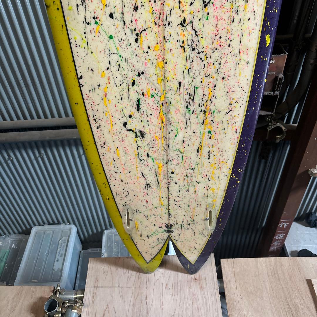 ORIGINAL SURF ミットレングス　ツインフィン　超希少なフィン付き