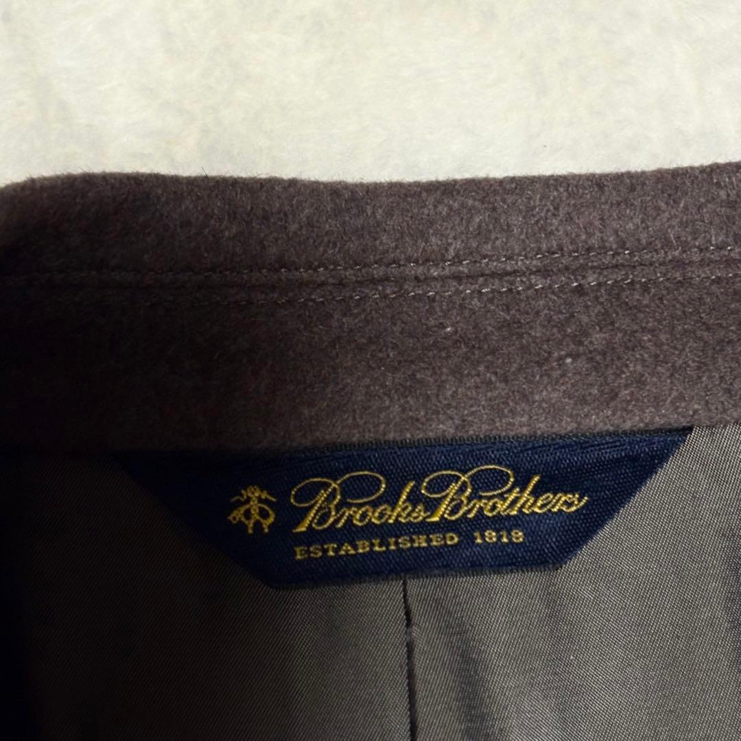 トッキー　　　　　チェスターコート アンゴラ100% ブラウン系 XL位