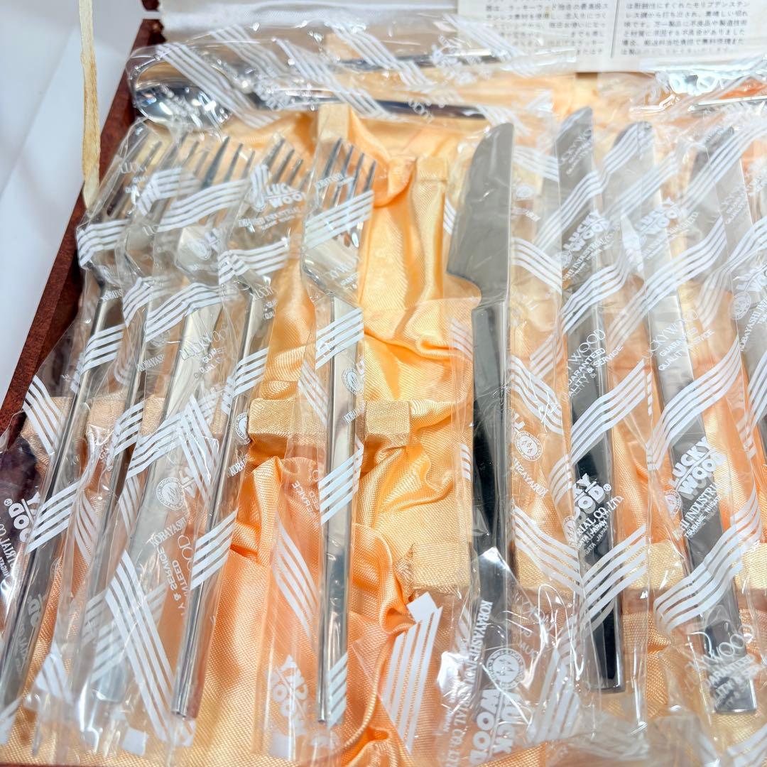 LUCKYWOOD ラッキーウッドオリジナルカトラリー　18-10 20PCS