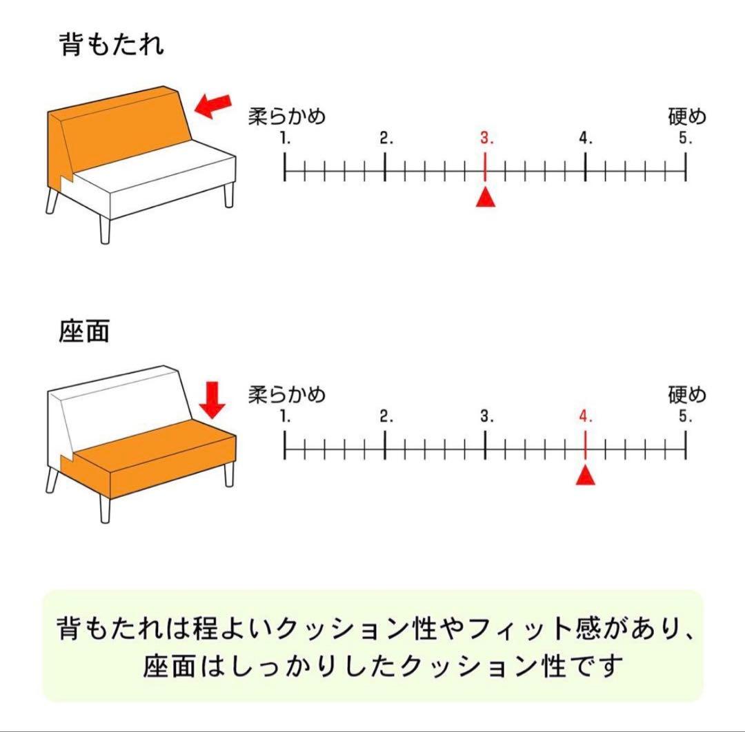 ベルメゾン　2人掛けソファ