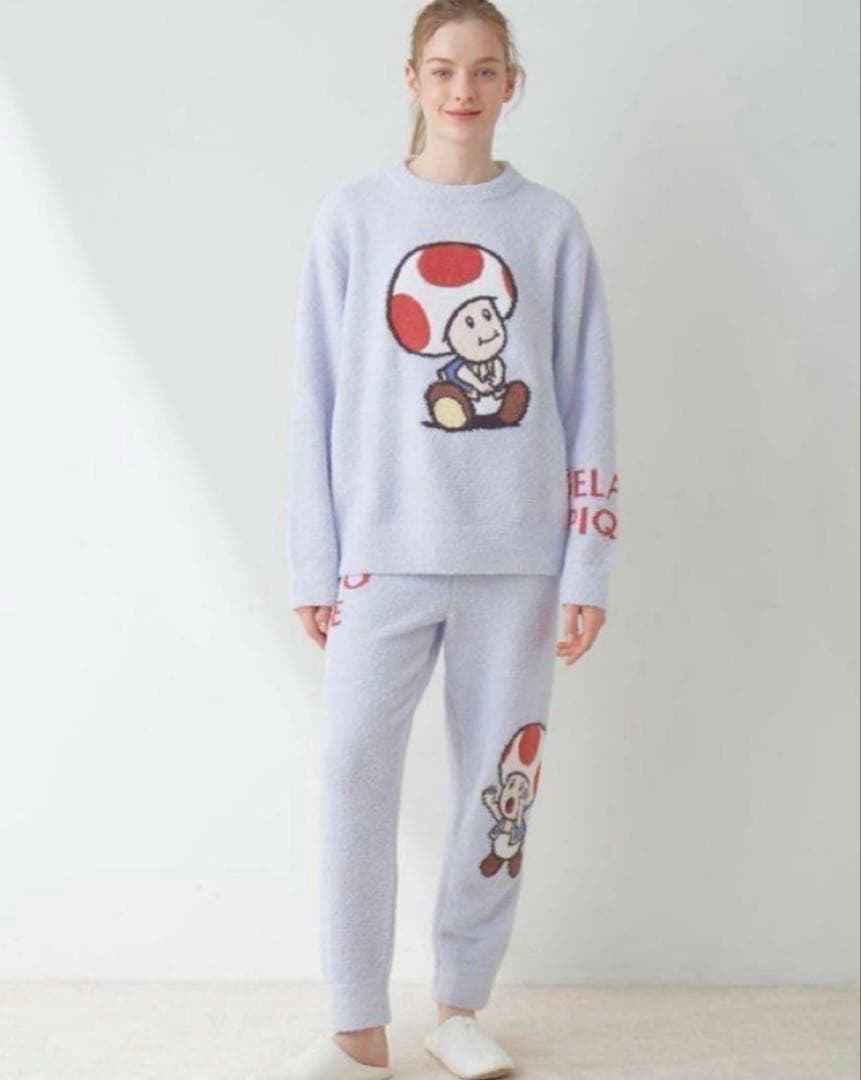 新品未使用 ジェラピケ マリオシリーズ キノピオ フリーサイズ