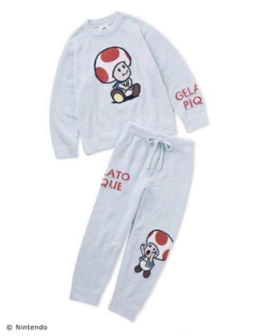 新品未使用 ジェラピケ マリオシリーズ キノピオ フリーサイズ