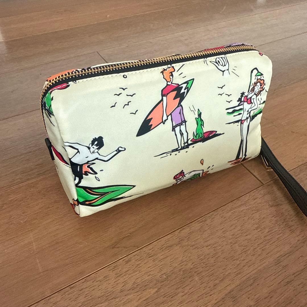 PRADA 非売品　サーフィン柄　ポーチ