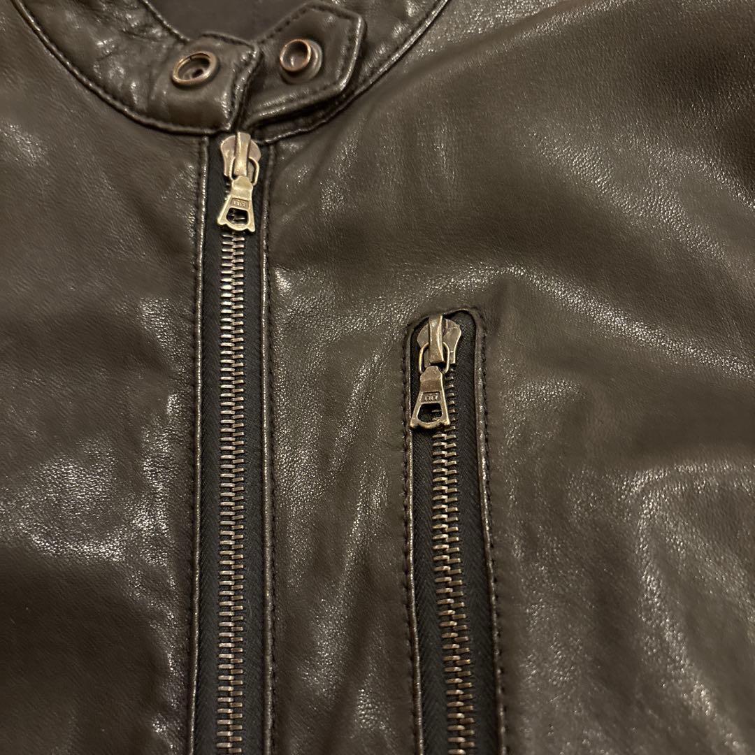 トゥモローランド　黒 レザー ライダースジャケット　M