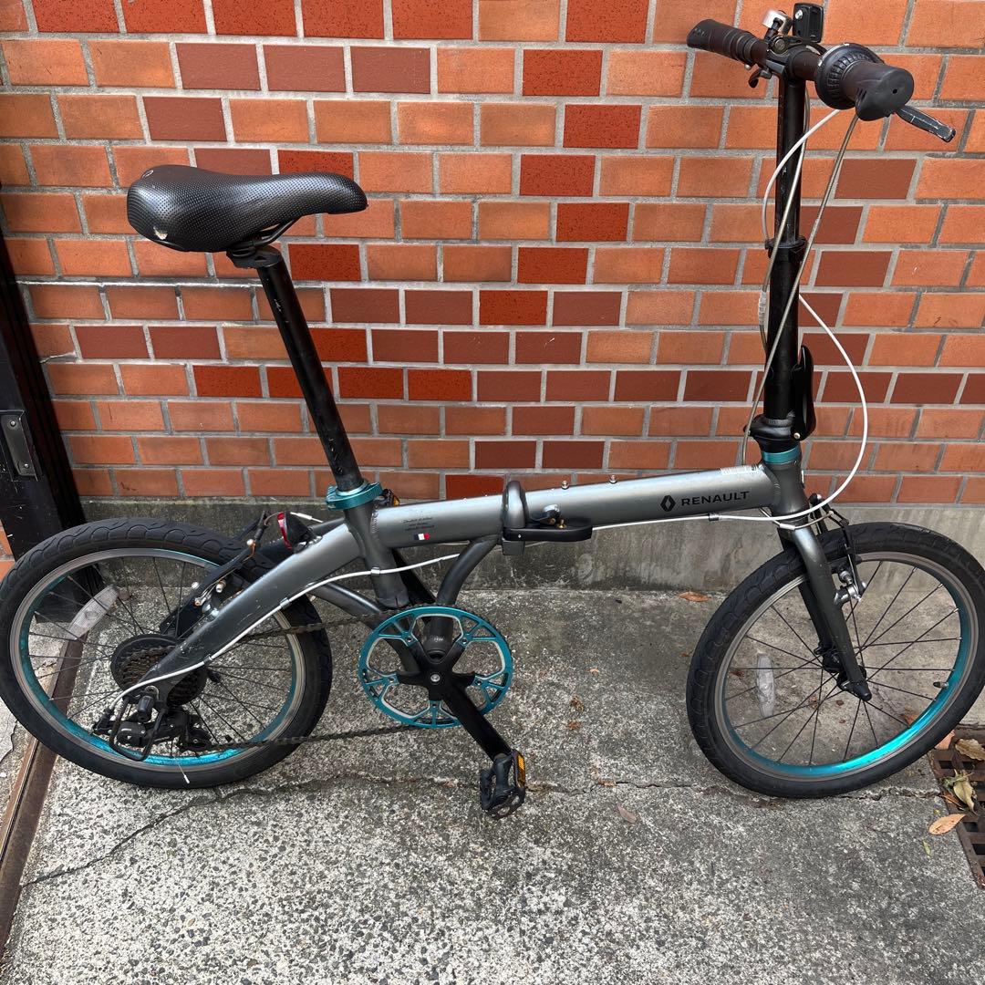 RENAULT 折りたたみ自転車 グレー