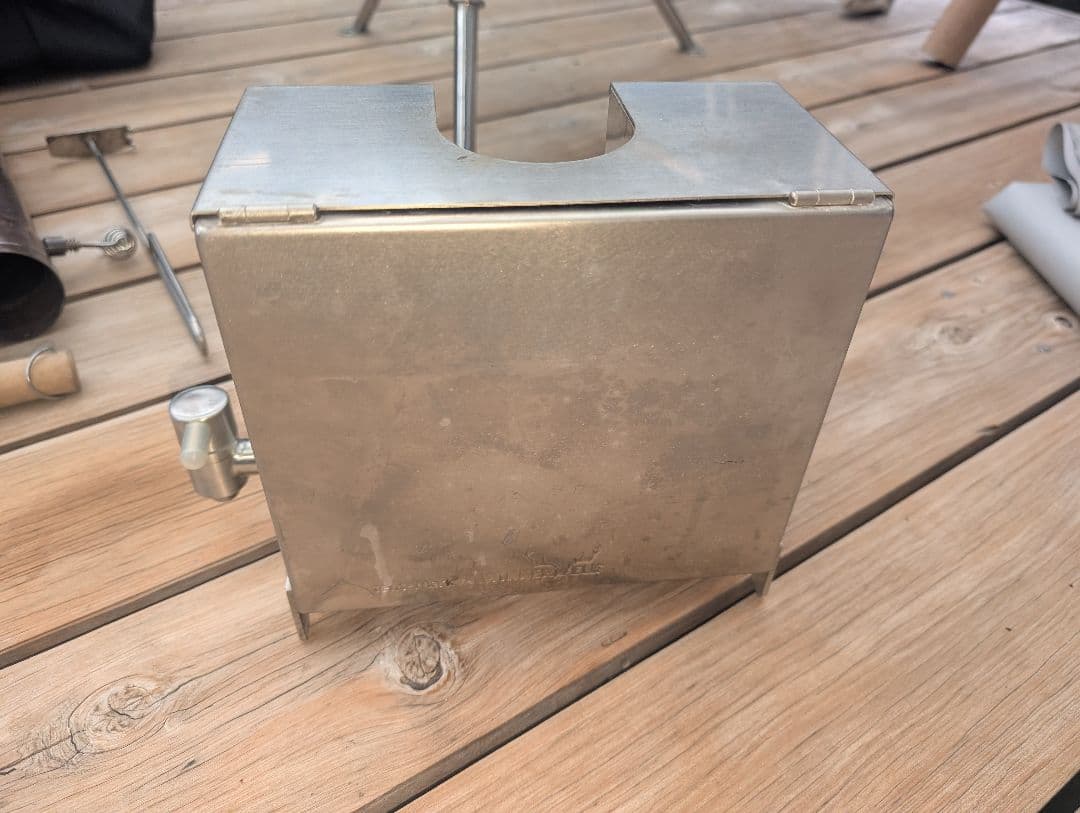 ウッドストーブ　サイドビュー　旧Mサイズ　テンマク　薪ストーブ