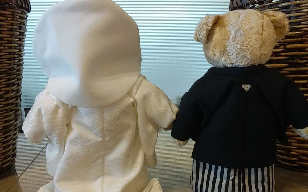 テディベア花嫁花婿