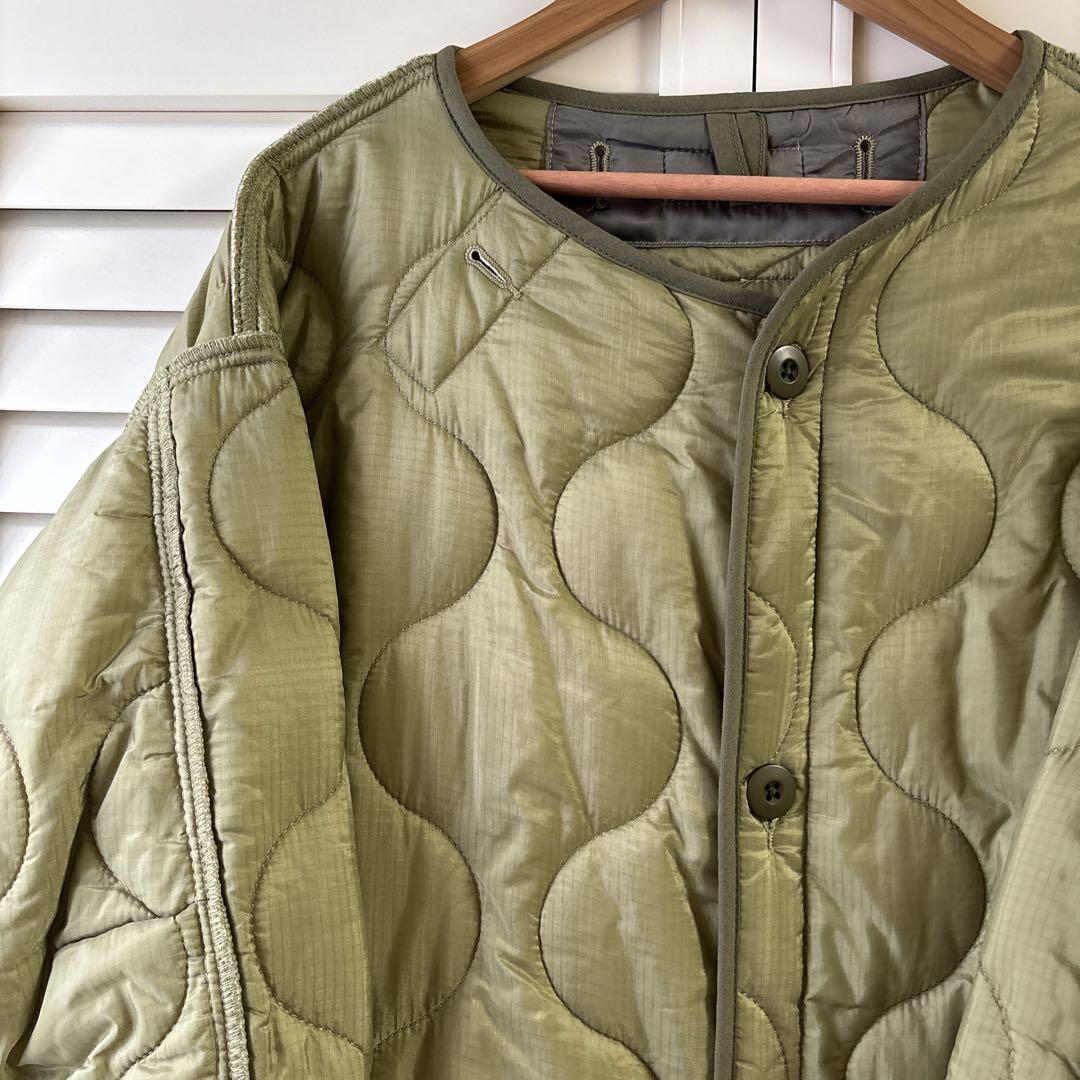 johnbull ミリタリージャケット ライトオリーブキルティングジャケット