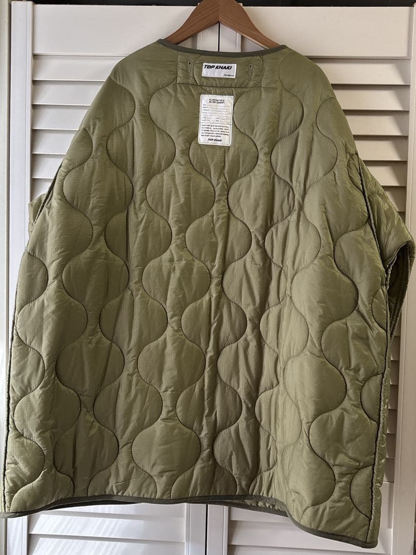 johnbull ミリタリージャケット ライトオリーブキルティングジャケット