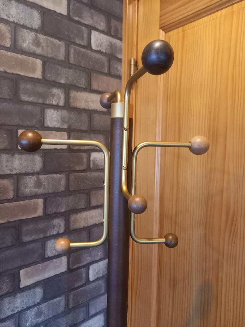 1点物 マルチカラー カリモク ポールハンガー ミッドセンチュリー