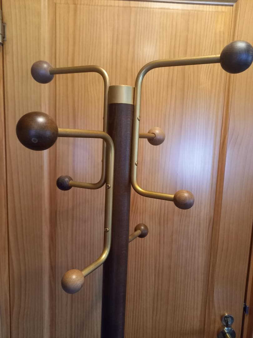 1点物 マルチカラー カリモク ポールハンガー ミッドセンチュリー