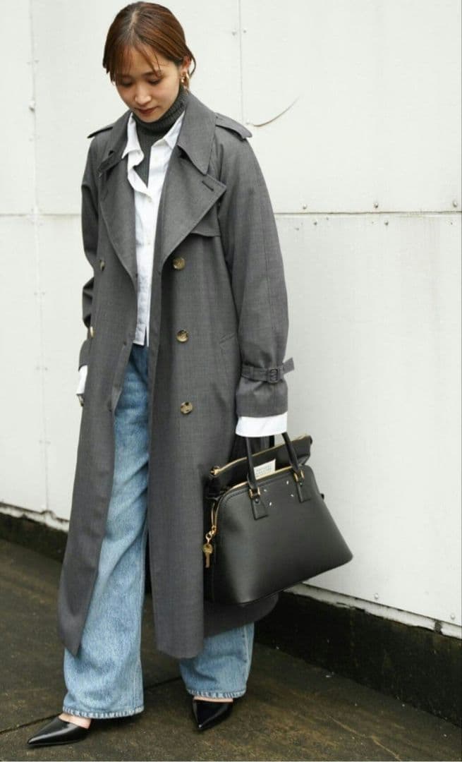 値下げ！Grey トレンチ コート　ドゥーズィエムクラス