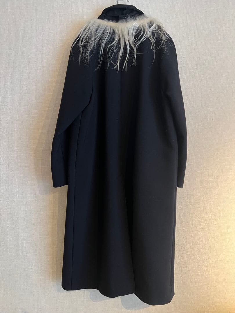 ジャケット・アウター Maison Margiela Black Wool Coat size 36