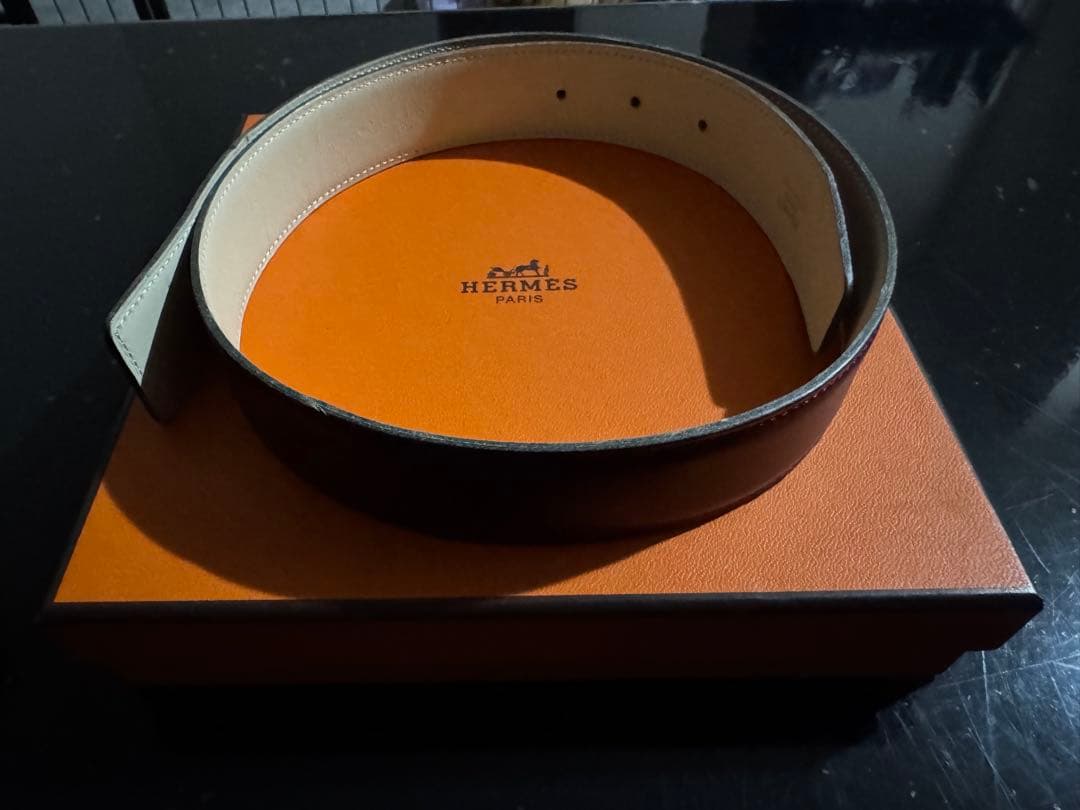 エルメス Ｈベルト リバーシブル 革30mm