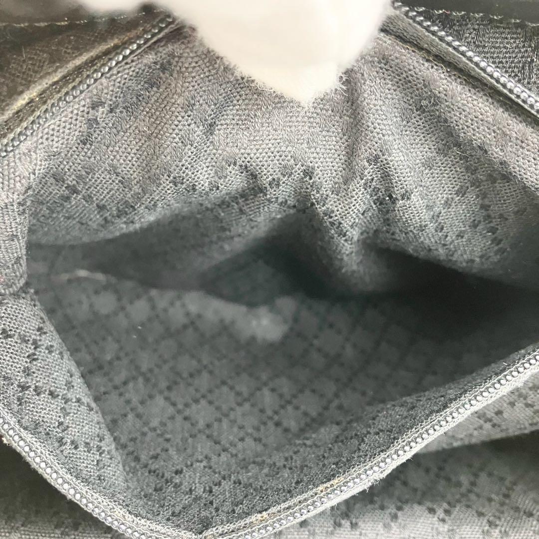 グッチ バンブー リュック バックパック レザー リュックサック 巾着 ブラック