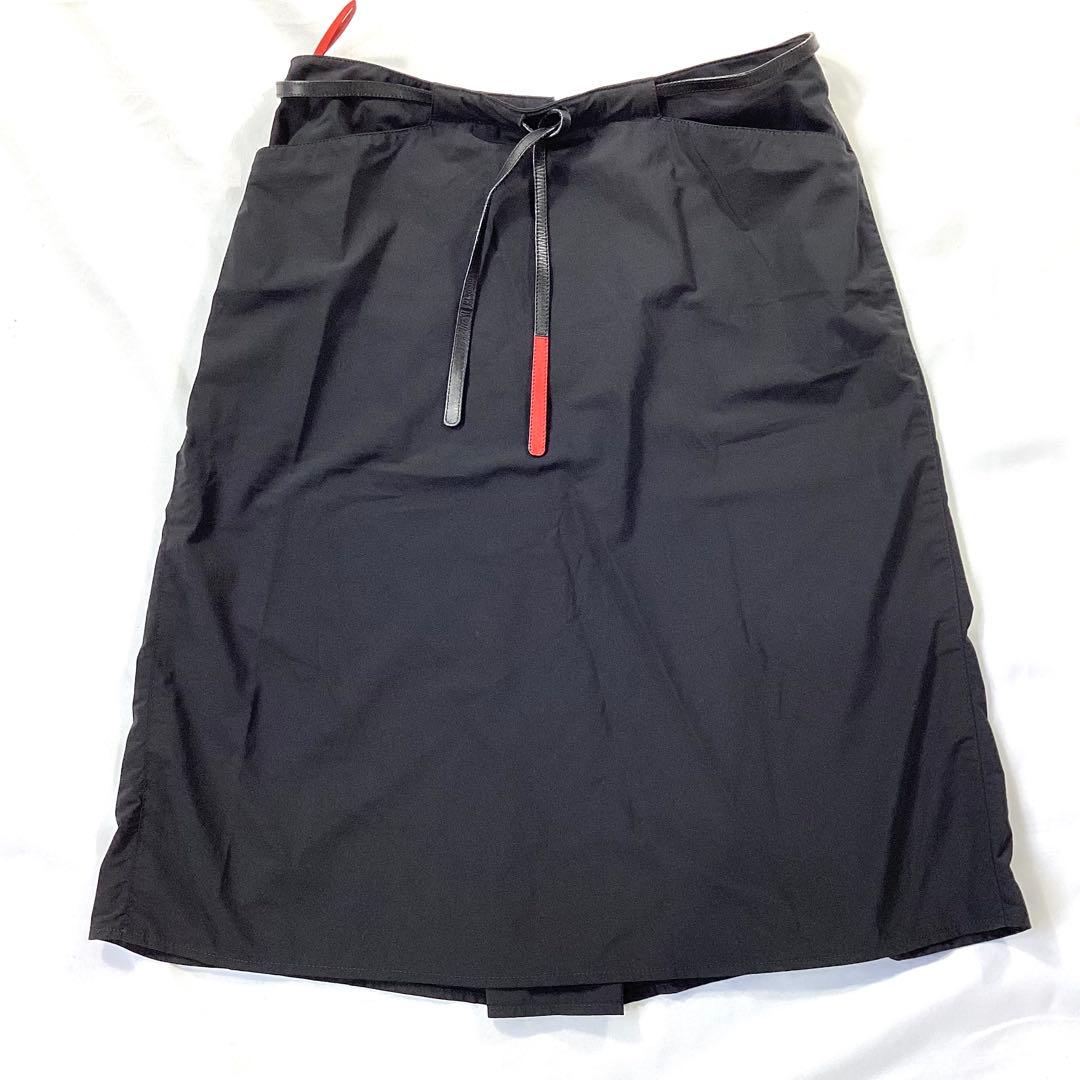 PRADA SPORT プラダスポーツ　ナイロンスカート　ブラック　ヴィンテージ