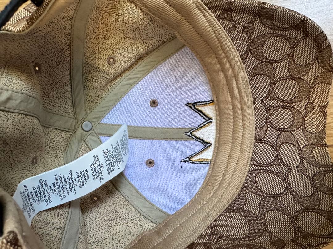 【希少】COACH のバスキアとのコラボ帽子