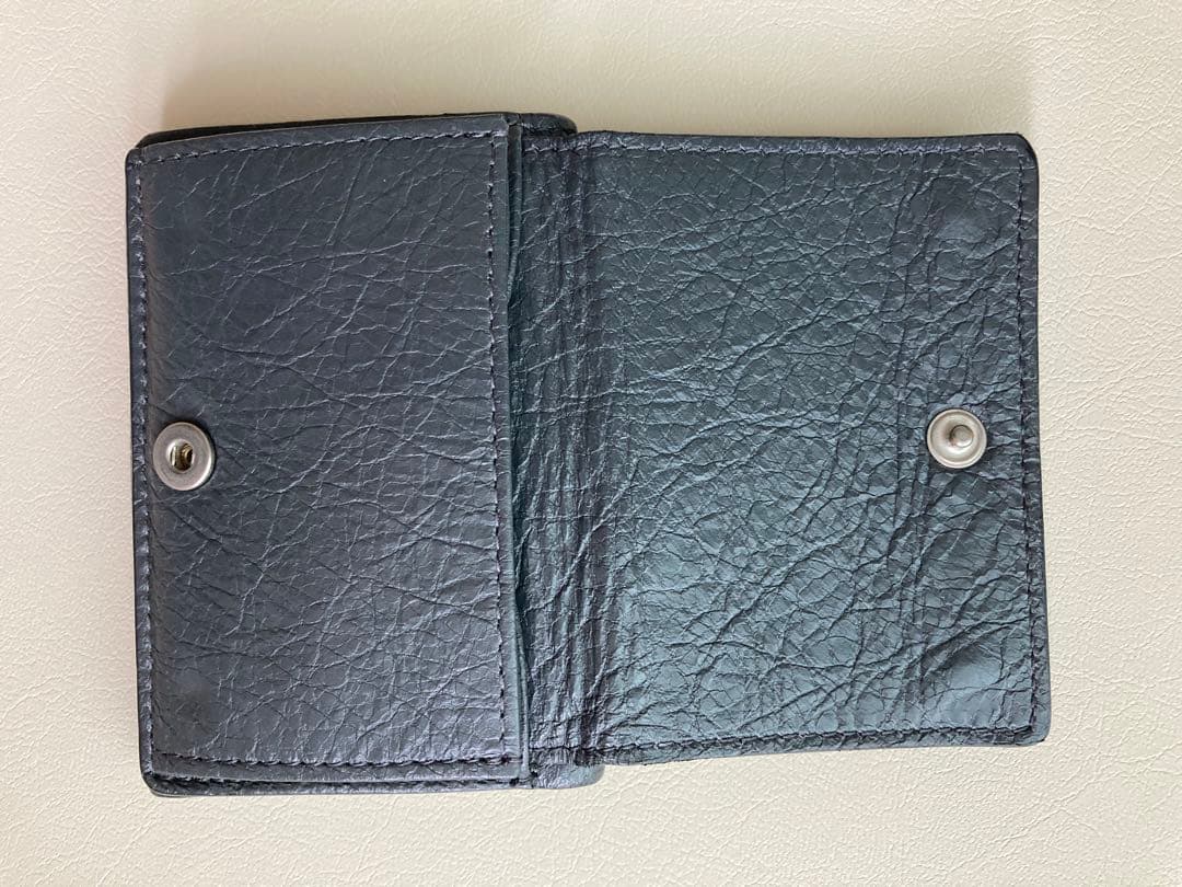 バレンシアガ　ミニ財布　グレー