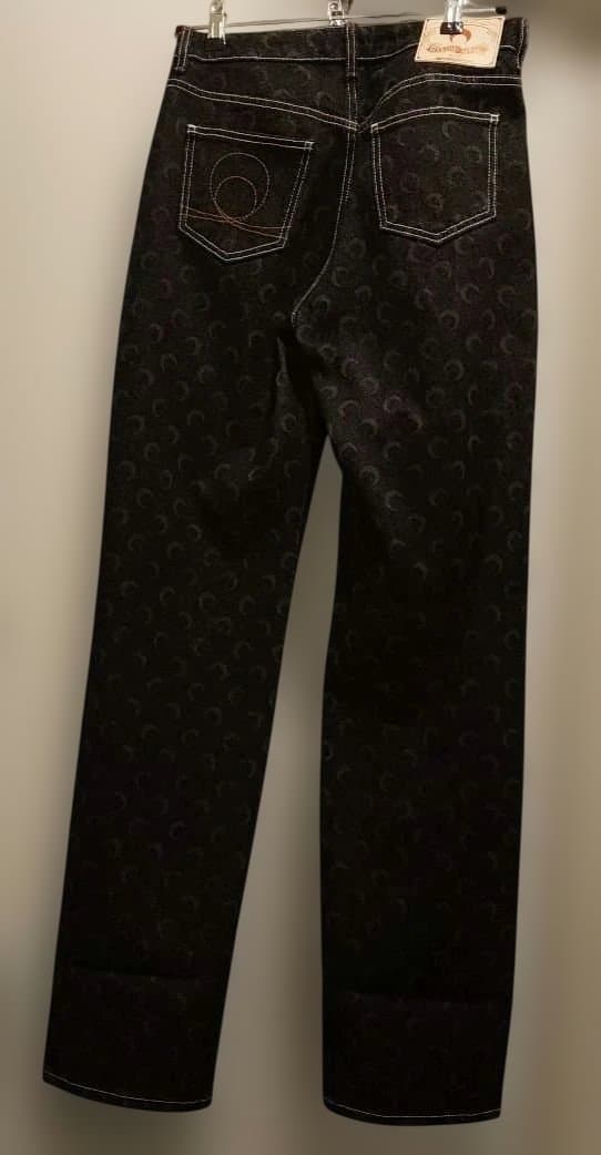 MARINE SERRE ブラックデニムパンツ 新品タグ付き