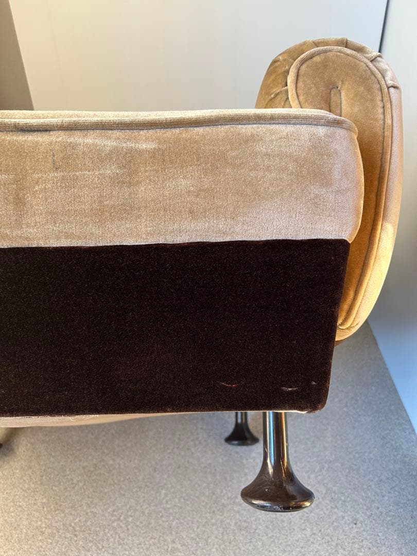 1Pソファ ミッドセンチュリー　昭和レトロ　モダン　ラウンジチェア　ヴィンテージ