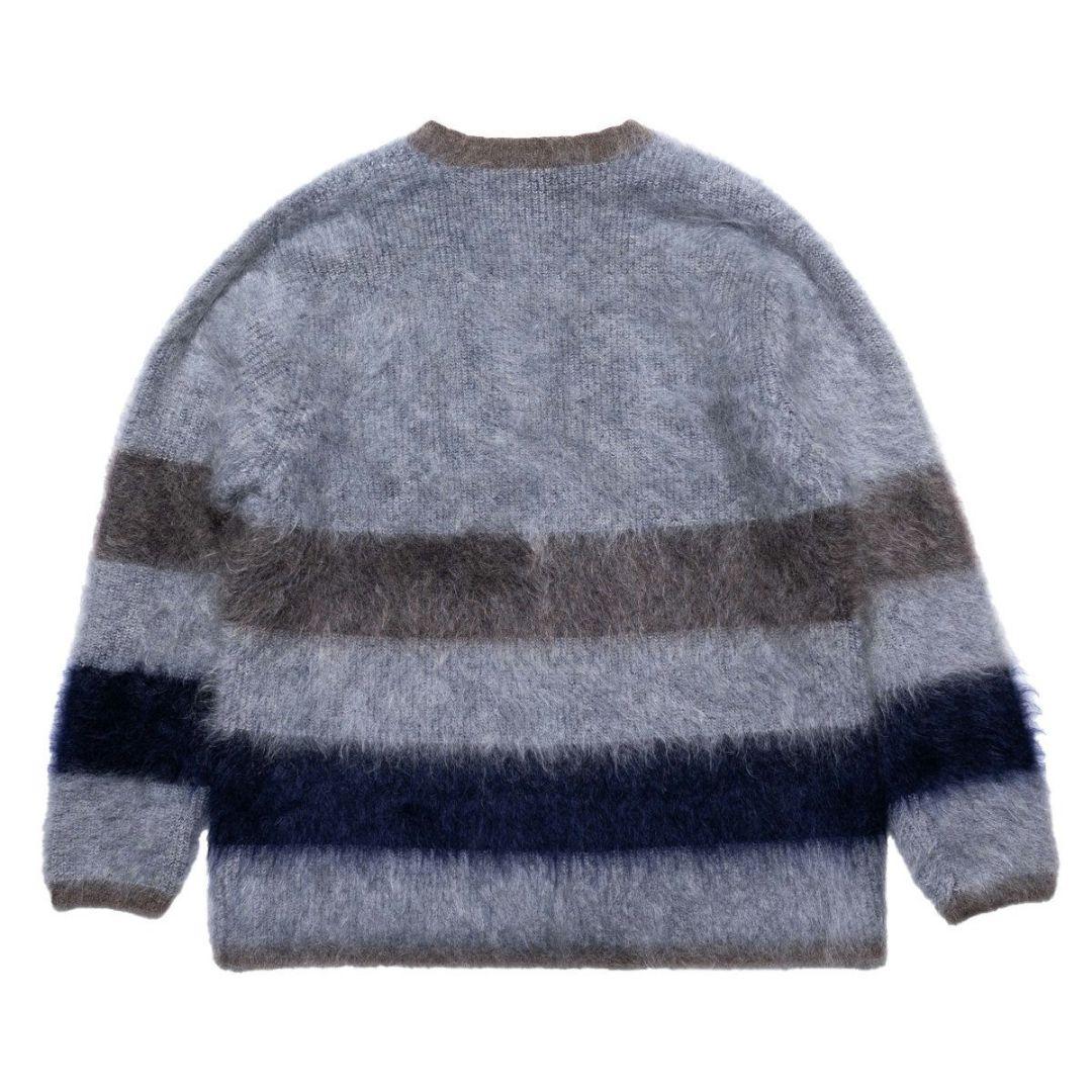【未使用品】COVER L SIX Mohair Cardigan Stripe