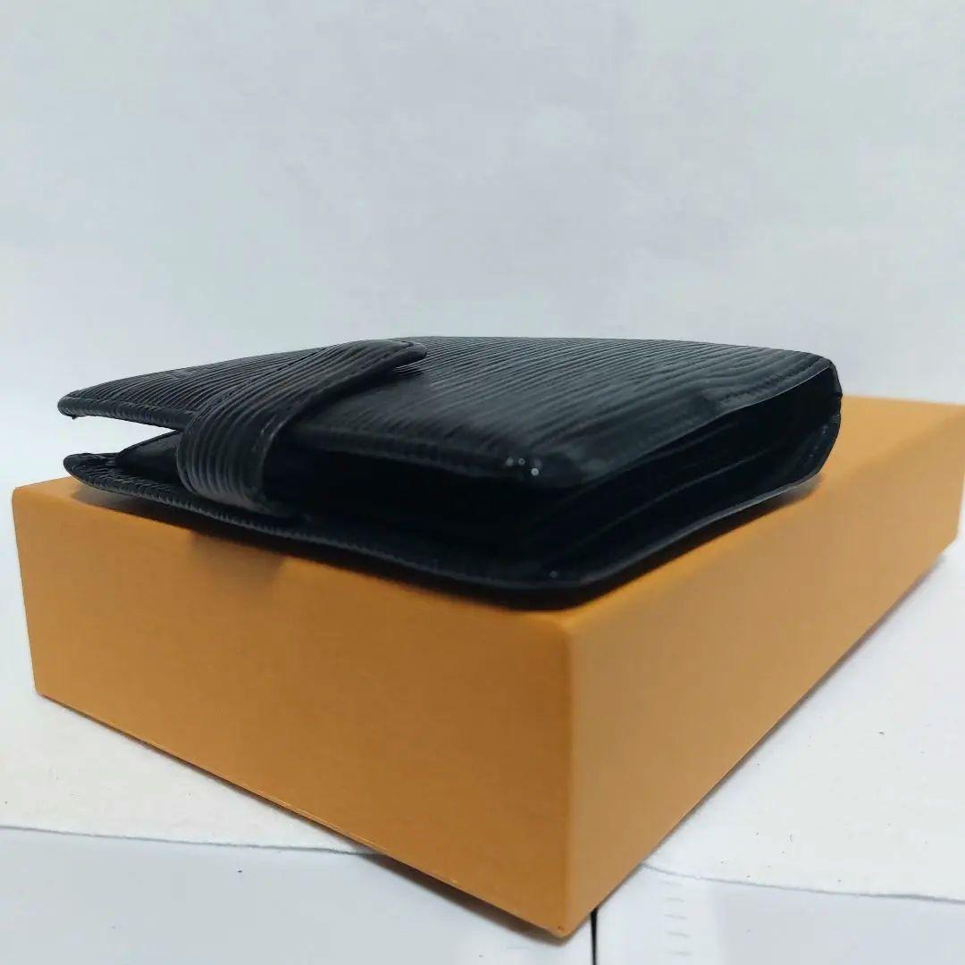 Louis Vuitton ルイヴィトン エピ コンパクト二つ折財布 ブラック