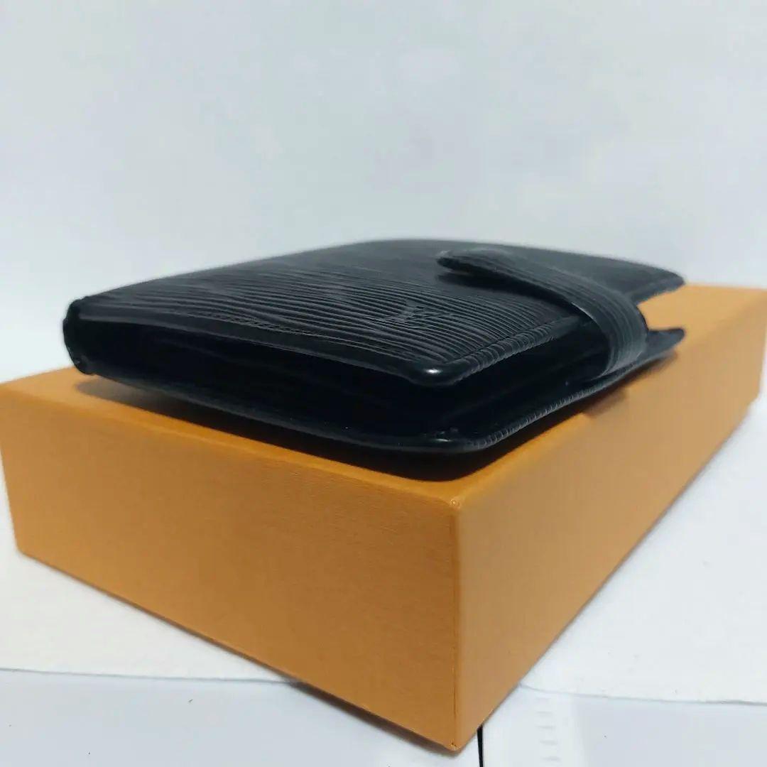 Louis Vuitton ルイヴィトン エピ コンパクト二つ折財布 ブラック