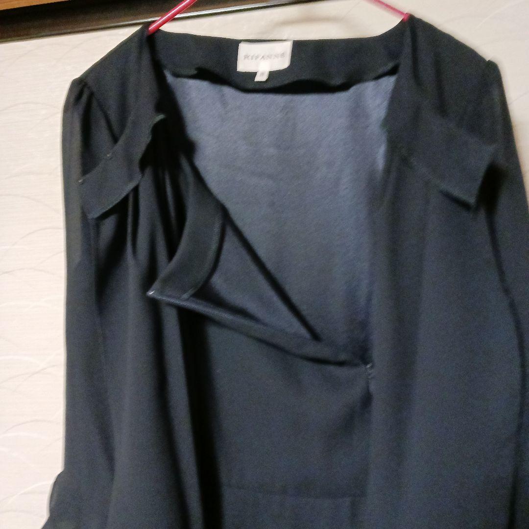 SOIR,RIFANNE ネイビージャケットとドレスセット　　11号