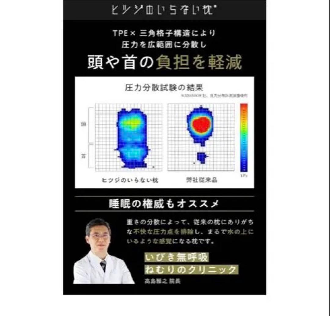 ヒツジのいらない枕　極柔（専用カバー付）