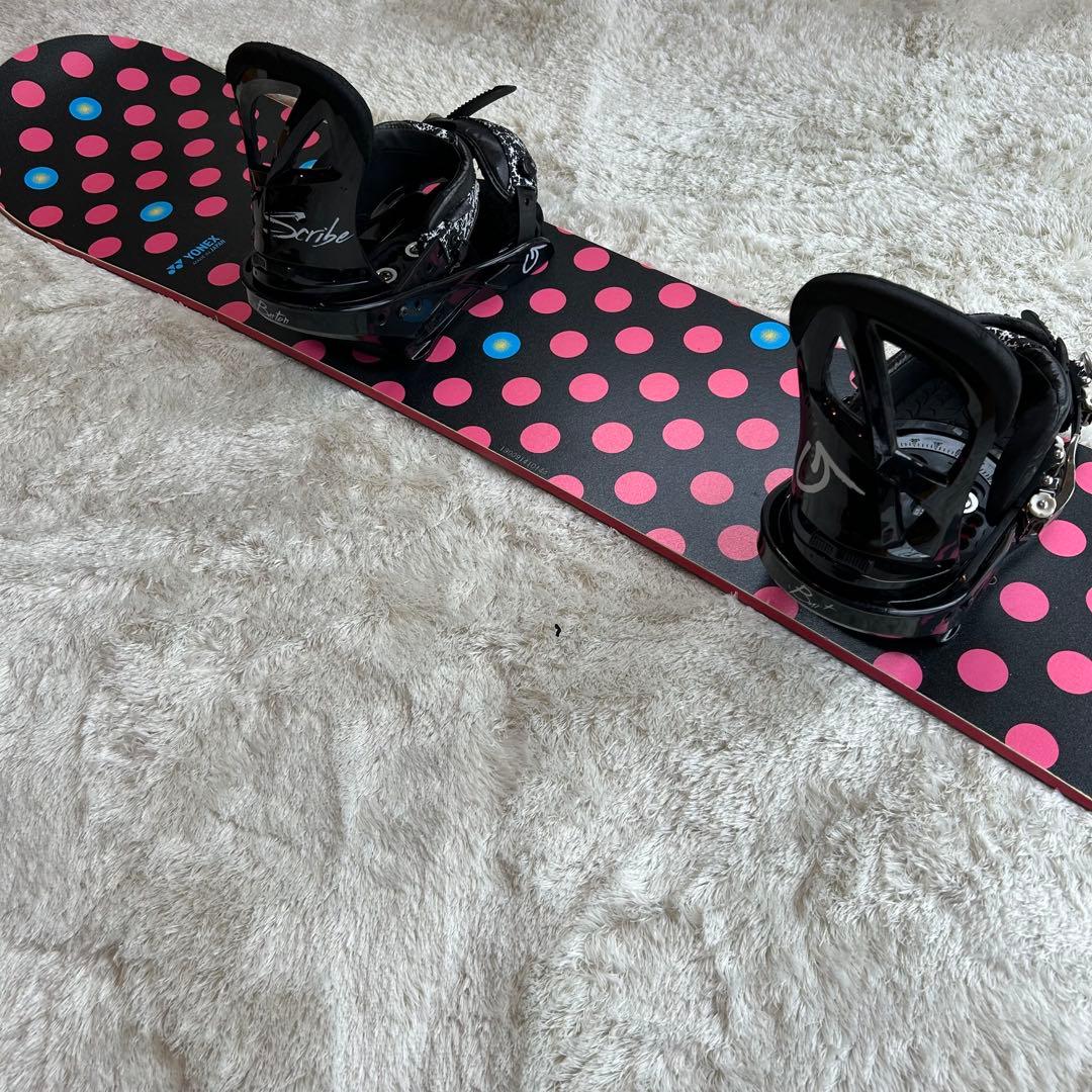 【2点セット】　 ヨネックス　スムース　144cm　バートン　スクライブ　M