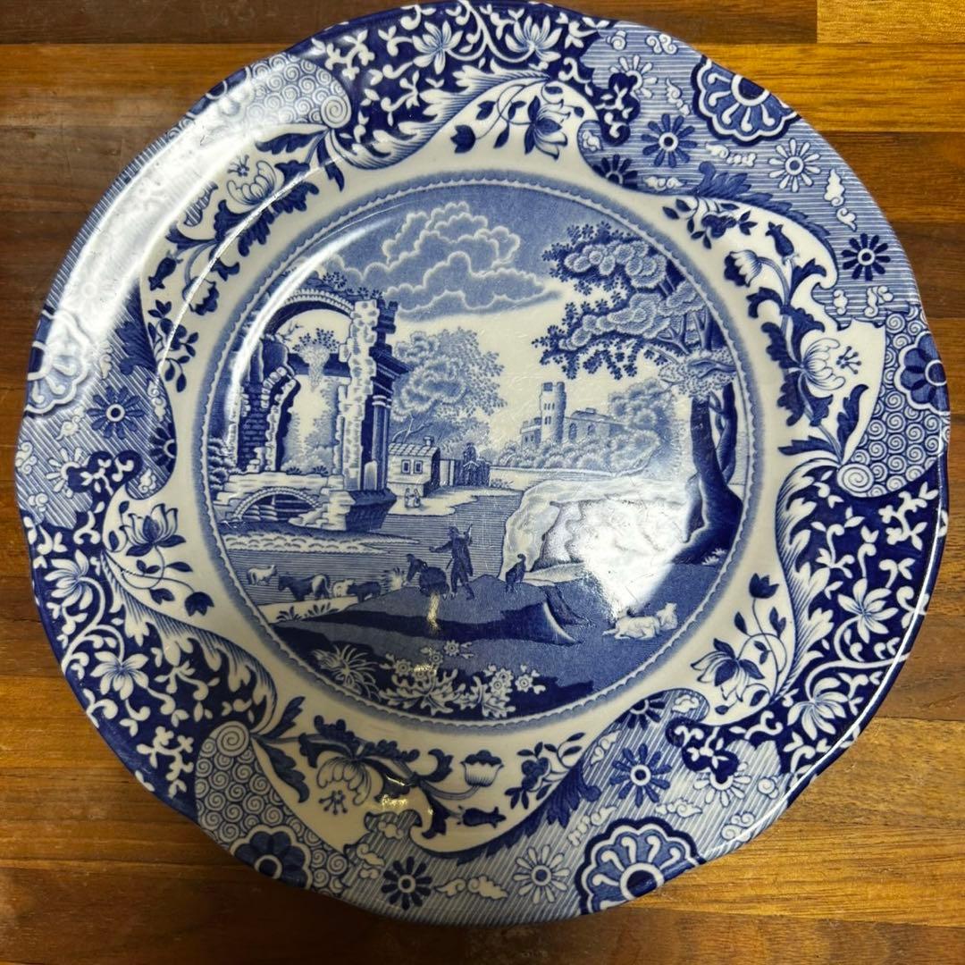 SPODE 大皿　5枚セット　ヴィクトリアン風景画 匿名配送