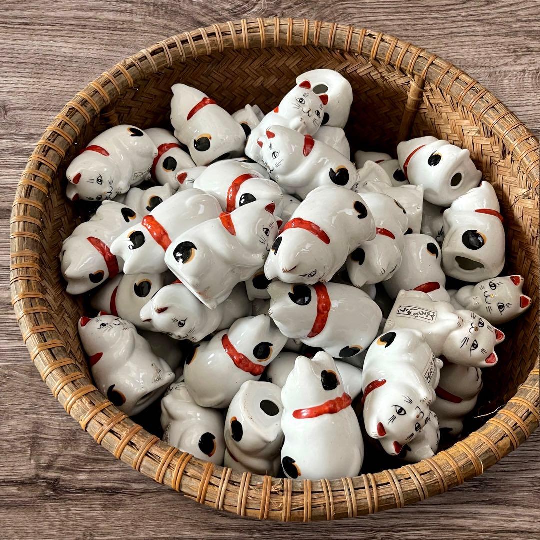 ユ*コ様 ⭐️59匹⭐️招き猫⭐️御頼み猫⭐️ゴマスリ猫⭐️よろしゅう猫⭐️置物