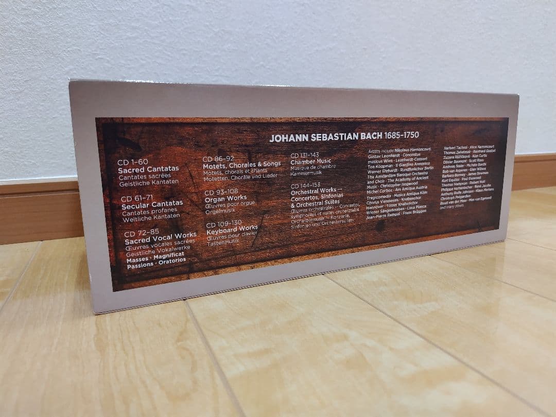 バッハ全集(THE COMPLETE BACH EDITION・153CD)