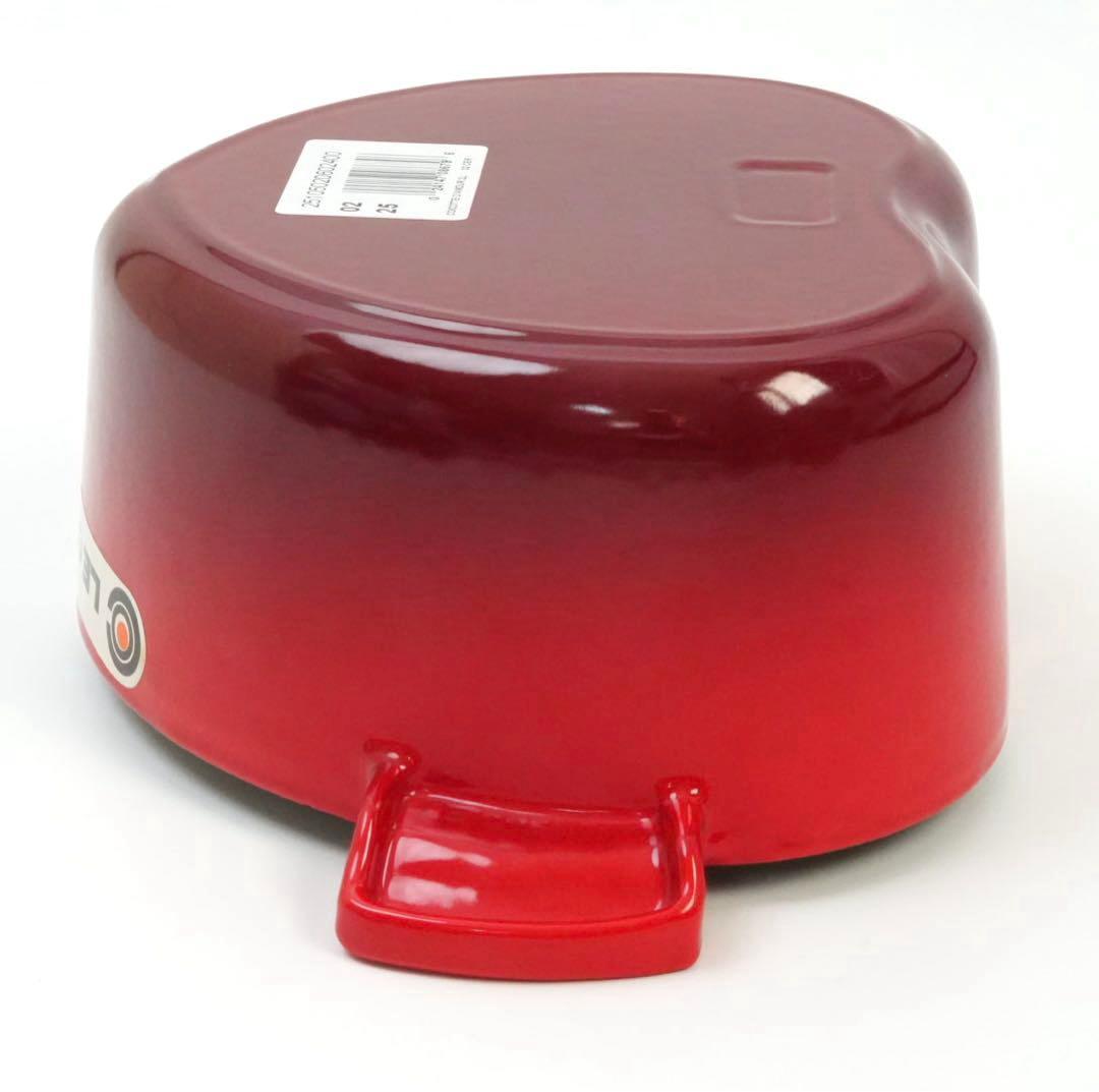 【未使用】LE CREUSET　ココット ダムール チェリーレッド　18cm