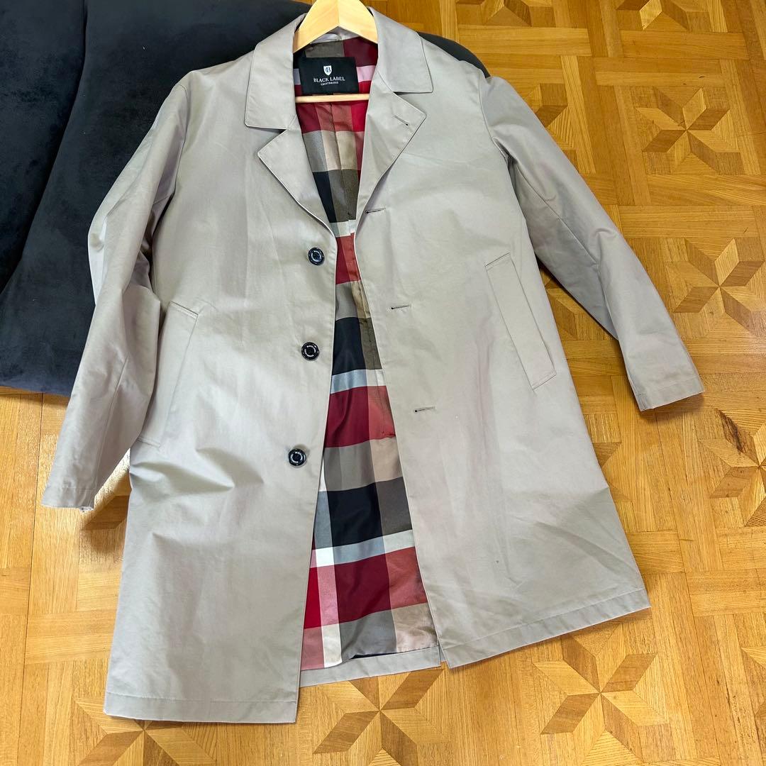 BLACK LABEL CRESTBRIDGEステンカラーコート ベージュ L