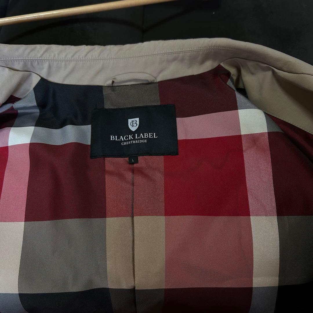 BLACK LABEL CRESTBRIDGEステンカラーコート ベージュ L