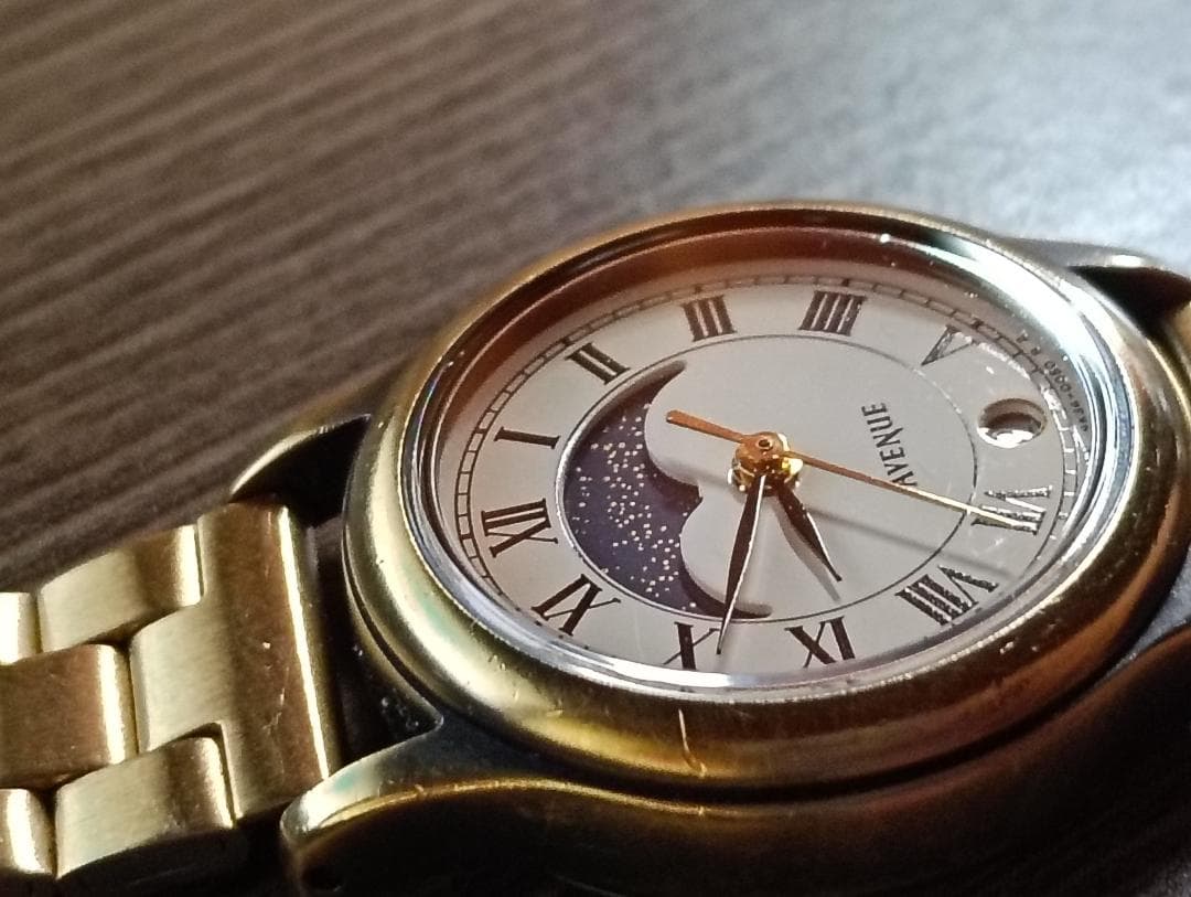 SEIKO セイコー アベニュー ムーンフェイズ レディース 4K34-0040