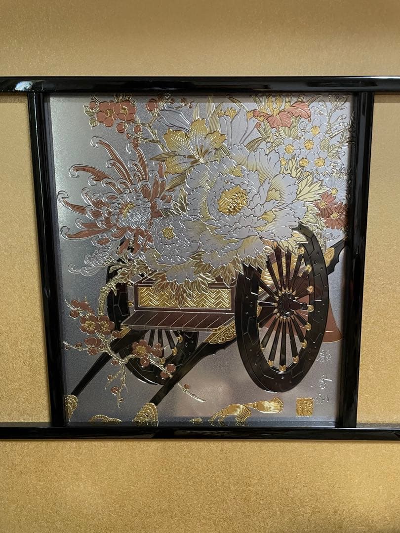 豪華なひな人形　親王飾り　①京都西陣 お雛様 雛人形フルセット　サイズ大120㎝