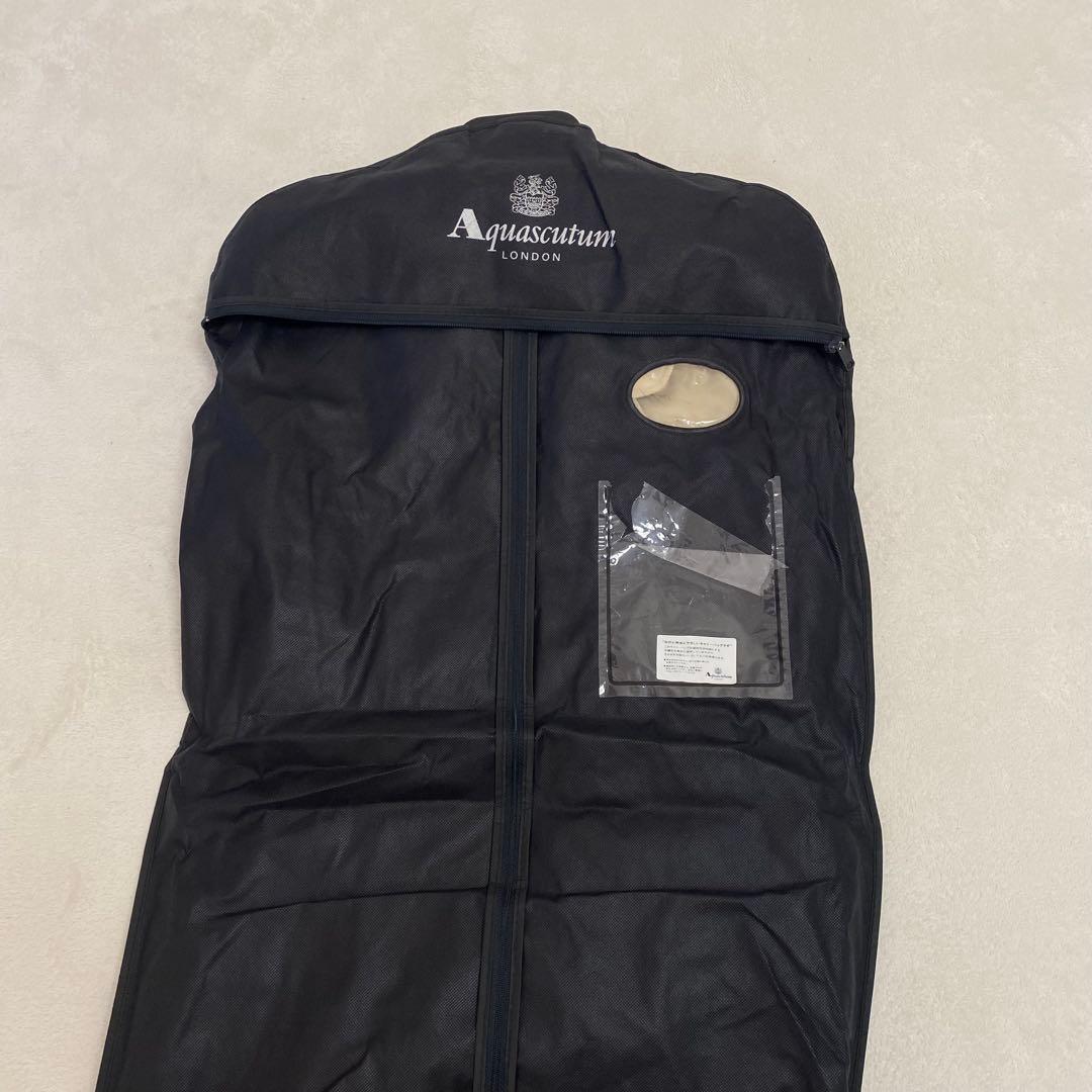 【美品】アクアスキュータム　トレンチコート ベージュ　メンズ　38 保存袋付き