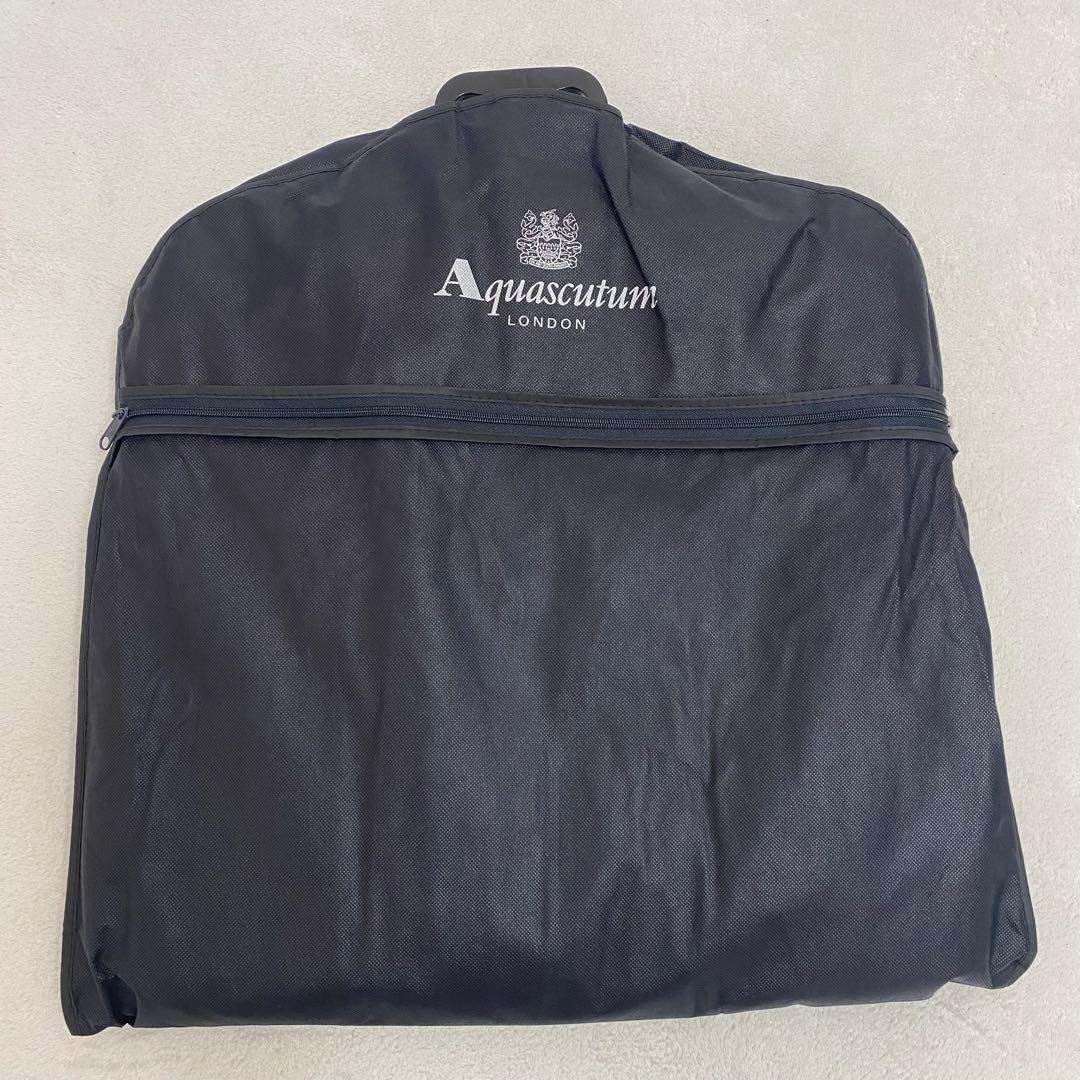 【美品】アクアスキュータム　トレンチコート ベージュ　メンズ　38 保存袋付き