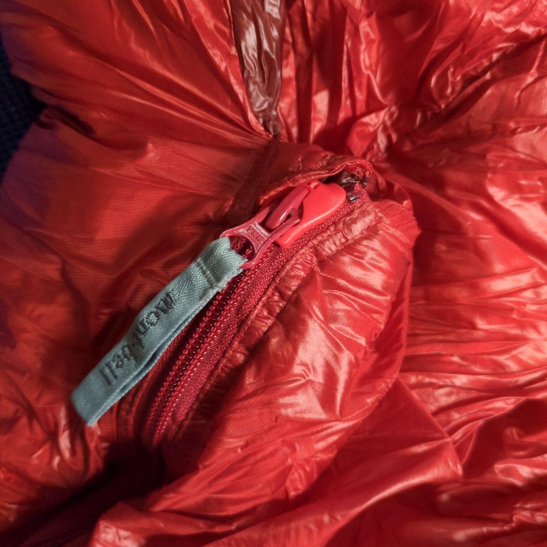 【美品】mont-bellシームレスダウンハガー800#0 モンベル寝袋シュラフ