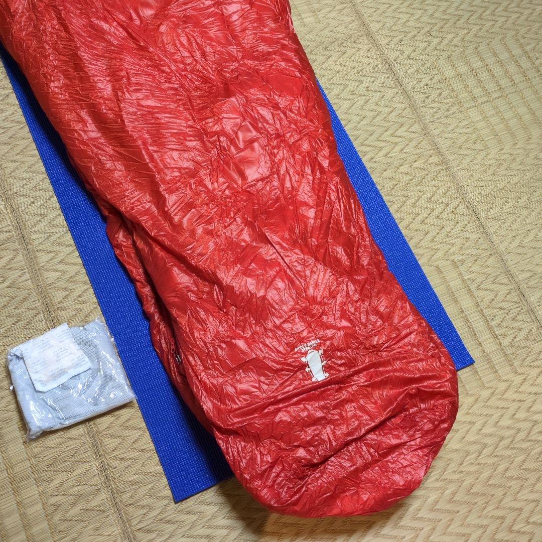 【美品】mont-bellシームレスダウンハガー800#0 モンベル寝袋シュラフ