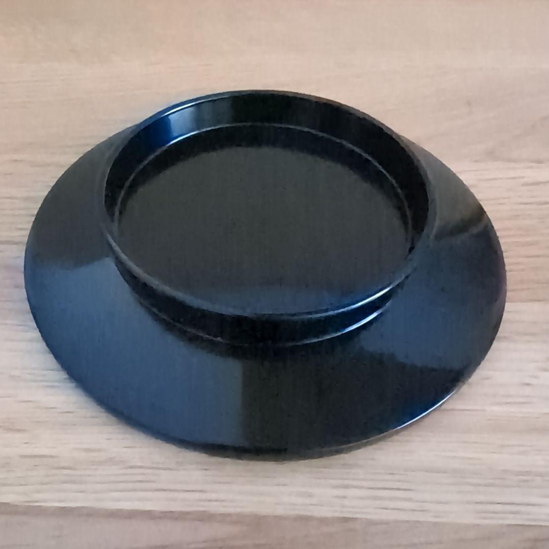 輪島塗 五聖蒔絵銘々皿5枚セット 金箔蒔絵装飾 共箱説明書き付