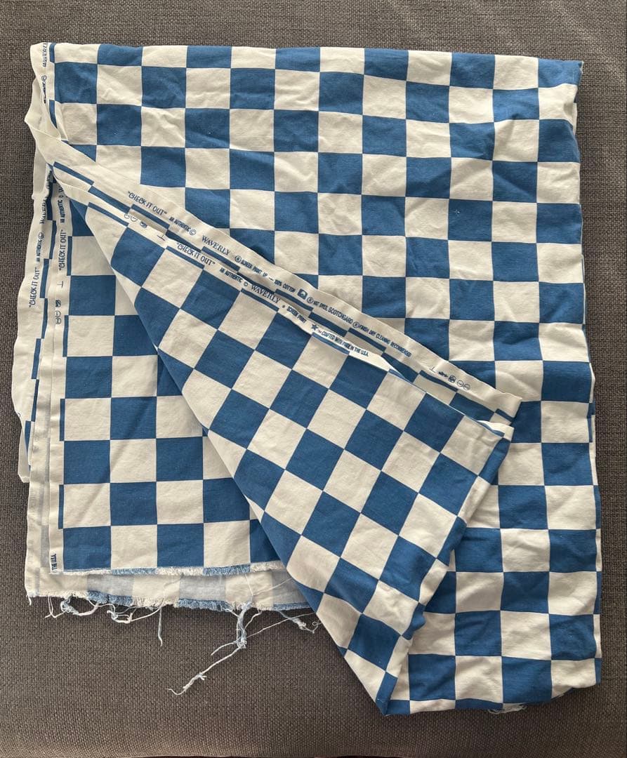 超希少 80s CHECKER FLAG USA製 ヴィンテージファブリック