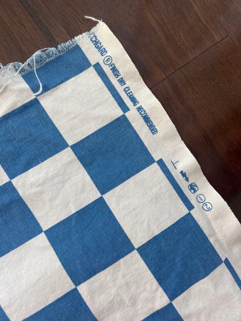 超希少 80s CHECKER FLAG USA製 ヴィンテージファブリック